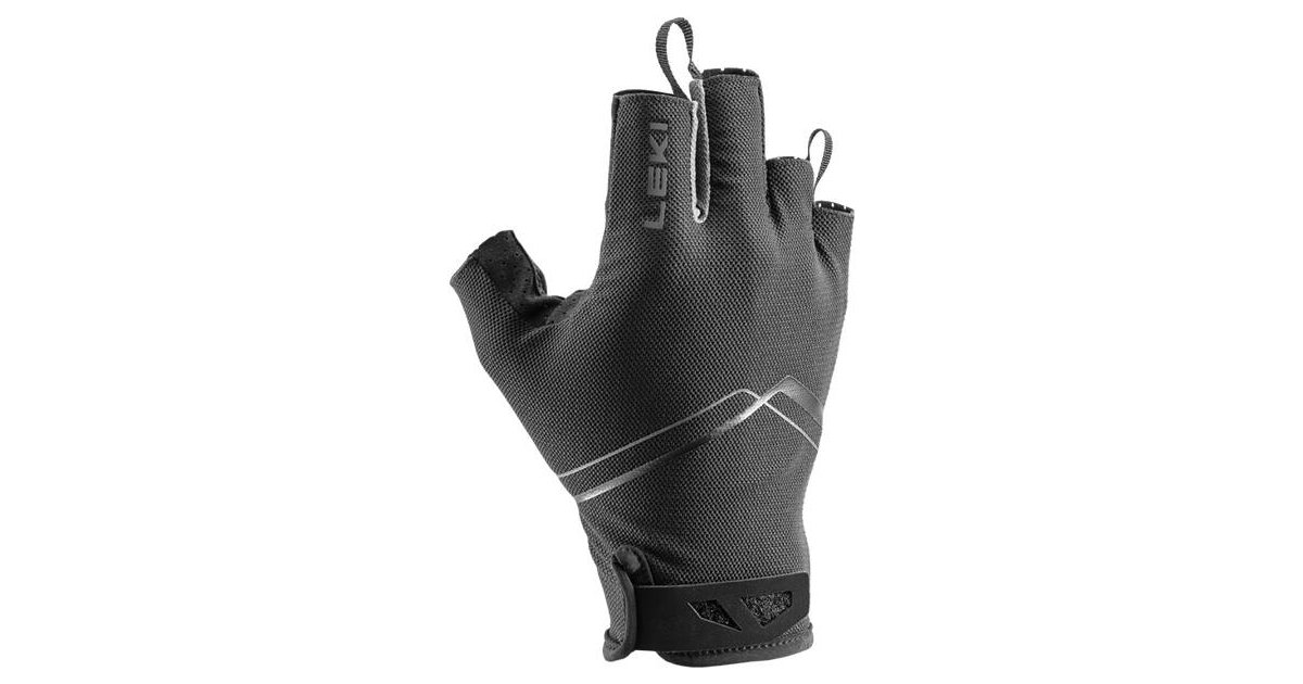 Gants LEKI Multi Breeze Short - Pour Marche Et Skating, Noir/blanc, Unisexe, Neufs