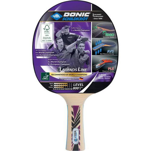 Donic Schildkröt Tischtennisschläger LEGENDS 800 FSC