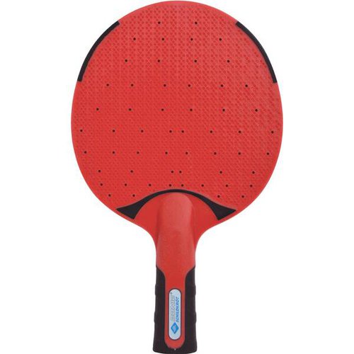 Donic Schildkröt Tischtennis-Set Donic-Schildkröt Outdoor Tischtennis-Set Weatherproof, 2 wasserfeste, robuste, abwaschbare Kunststoffschläger, 3 Bälle, in praktischer Tragetasche, 788662