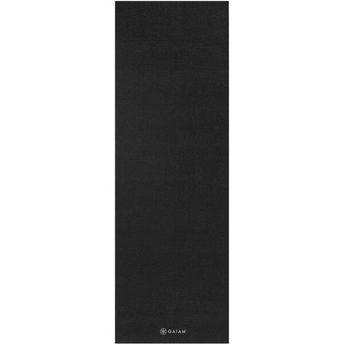 Gaiam YOGAMATTE BLACK 4MM SOLID
