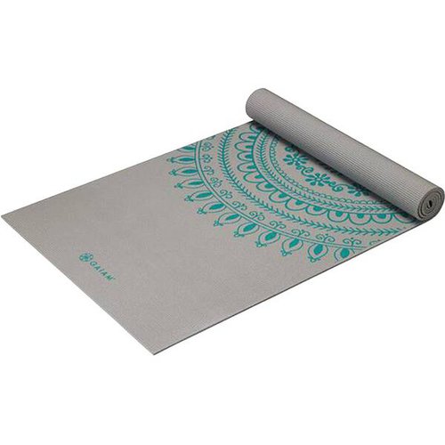 Gaiam YOGAMATTE TEAL MARRAKESH 6MM PREMIUM LONGER/WIDER
