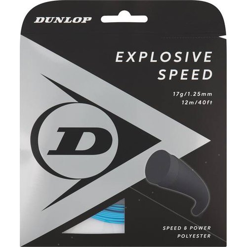Dunlop Tennissaite "EXPLOSIVE SPEED" 12m SET BLAU 1.25mm