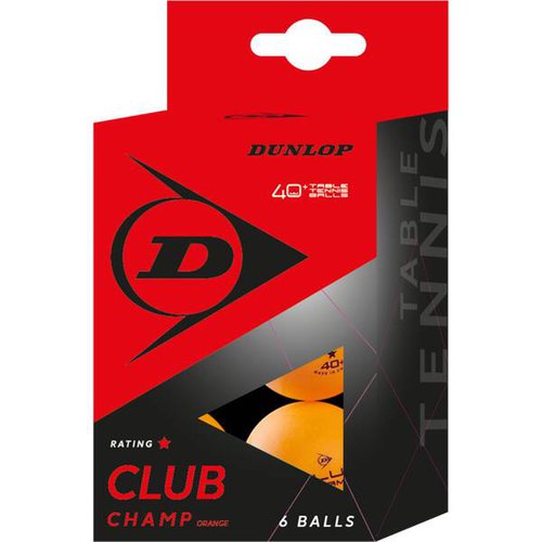 Dunlop Ball 40+ CLUB CHAMP 6 BALL ORANGE