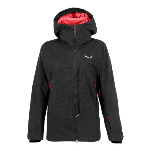SALEWA Sella 2 Layers Powertex Tirolwool® Responsive Hardshell Jacke Damen, black out - 32 - BLACK OUT