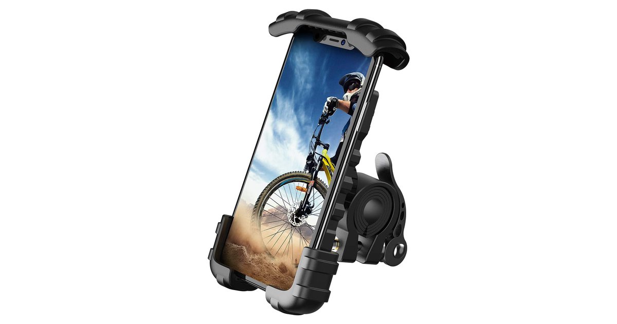 Lamicall Handyhalterung Fahrrad, Handyhalter Motorrad - Edelstahl Universal  360 Grad Drehung Outdoor Fahrrad Halter für iPhone 11 Pro Max, Xs Max, XR,  X, 8, 7, 6S, Samsung S10 S9 S8, andere Smartphone