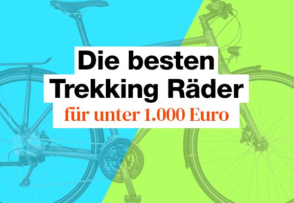 Die besten Trekkingräder für 1000 Euro.