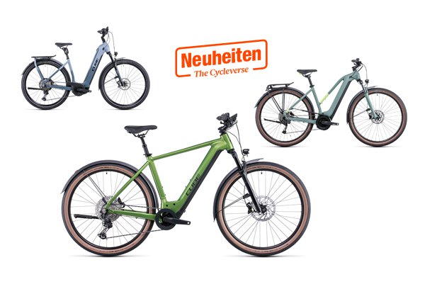 Cube Trekking E-Bike Neuheiten 2022. Alle neuen E-Bikes im direkten Vergleich.