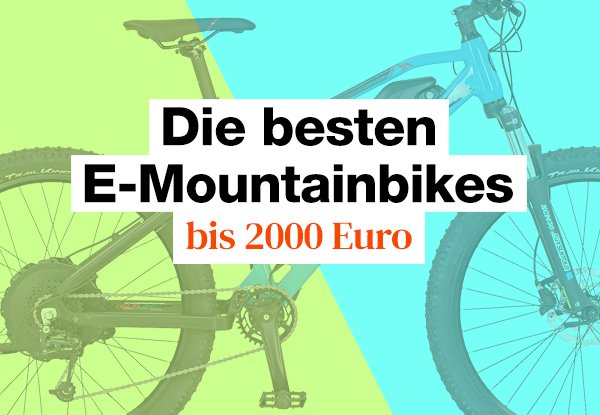 E-Mountainbike Test bis 2000 Euro. Die besten Einsteigermodelle die du 2024 kaufen kannst.