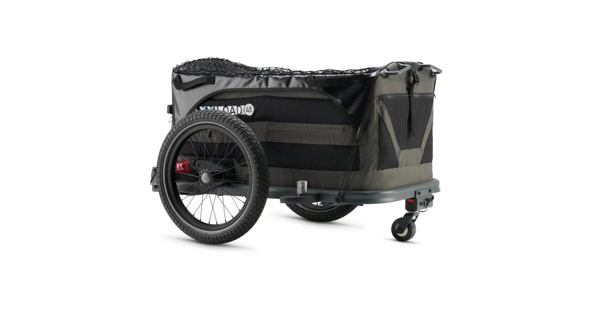 Taxxi Load 45 Fahrrad-Lasten-Anhänger Fahrradanhänger Grau Modell 2024