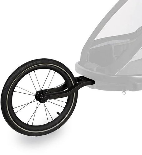 Hamax Jogger Kit für Breeze/Cocoon Fahrradanhänger Schwarz Modell 2024