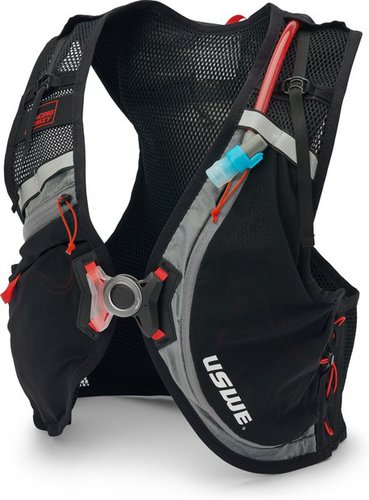 Uswe Rush 8 Hydration Weste mit 2,0 l Trinkblase Schwarz Modell 2024
