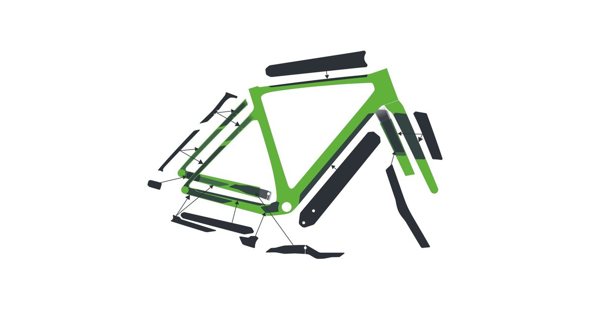 Syncros Frame Protection Kit für Scott Addict Gravel Carbon Transparent