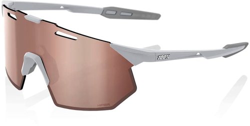 100 Percent Hypercraft SQ Matte Stone Grey / HiPER Crimson Silv Mir Lens Grau Modell 2025