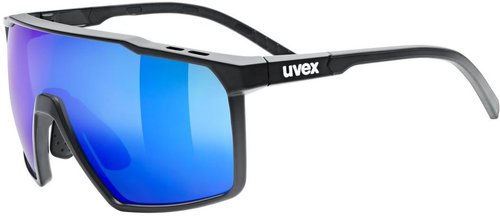 Uvex MTN Perform S Black Matt / Mirror Blue Schwarz Modell 2025