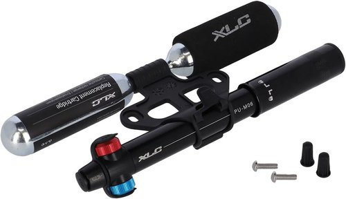 XLC MTB CO2-Mini-Kombipumpe PU-M06 Schwarz Modell 2024