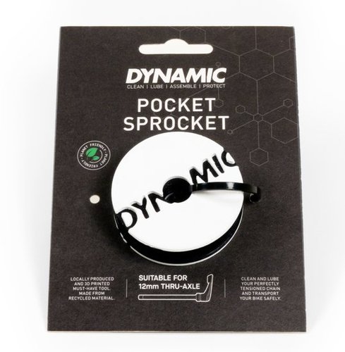 Dynamic Pocket Sprocket Kettenhalter für 12 mm Steckachsen Weiß Modell 2024