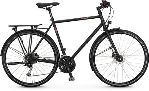 VSF Fahrradmanufaktur T-100 Sport Trekkingrad Schwarz Modell 2024