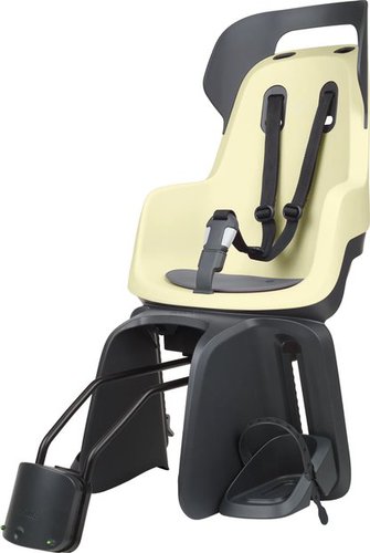 Bobike GO Kindersitz 1P-Bügel - Rahmenmontage hinten Gelb Modell 2024