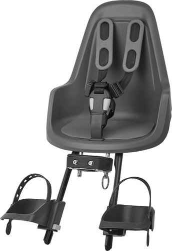 Bobike One Mini Kindersitz - Rahmenmontage vorn Grau Modell 2025