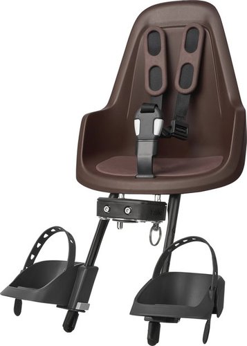 Bobike One Mini Kindersitz - Rahmenmontage vorn Braun Modell 2024
