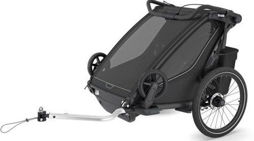 Thule Chariot Sport 2 Double Fahrradanhänger Schwarz Modell 2025