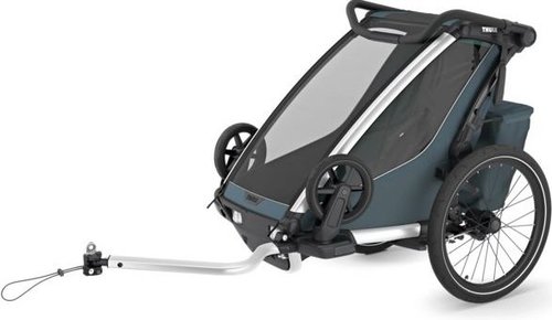 Thule Chariot Cross 2 Single Fahrradanhänger Grau Modell 2025