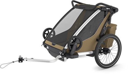 Thule Chariot Cross 2 Double Fahrradanhänger Beige Modell 2025