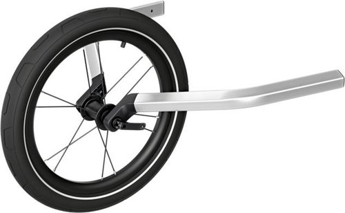 Thule Chariot 2 Jogging Kit Double - Zweisitzer (ab MY2024) Fahrradanhänger Silber Modell 2025