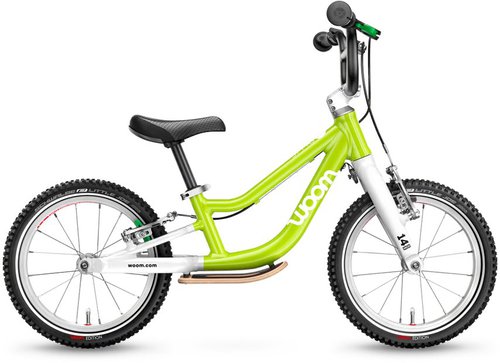 Woom Original 1 Plus Kinderfahrrad Grün Modell 2024