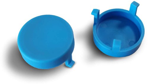 Cube Schiebebügel Knopfkappe Kinder Fahrradanhänger Double CMPT Fahrradanhänger Blau Modell 2024