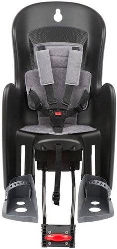 Polisport Bilby RS Kindersitz - Rahmenmontage Grau Modell 2025