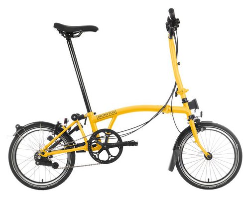 Brompton C Line Explore Black Edition Klapprad Gelb Modell 2025
