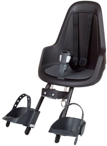 Bobike GO Mini Kindersitz - Rahmenmontage vorn Schwarz Modell 2025