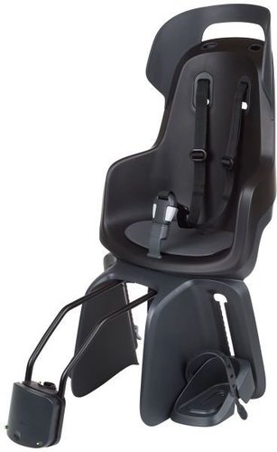 Bobike GO Kindersitz 1P-Bügel - Rahmenmontage hinten Schwarz Modell 2025