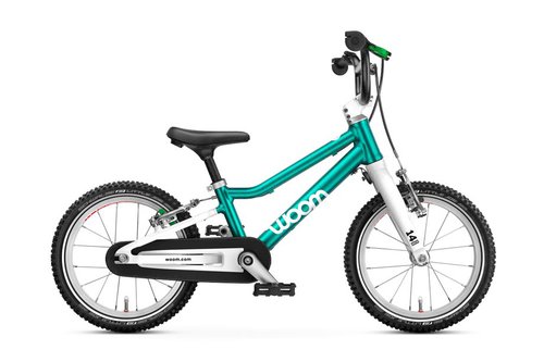 Woom GO 2 Kinderfahrrad Türkis Modell 2025