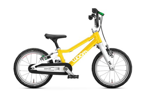 Woom GO 2 Kinderfahrrad Gelb Modell 2025