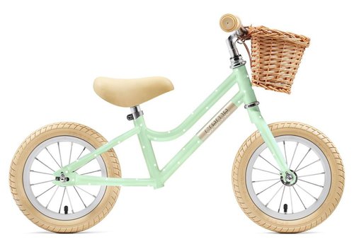 Creme Mia 12"" Push-Bike Kinderfahrrad Grün Modell Auslaufmodell