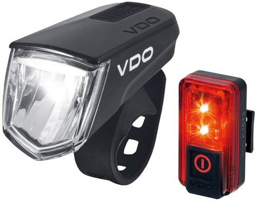 VDO Eco Light M60 & Eco Light Red Plus Beleuchtungsset Schwarz Modell 2024
