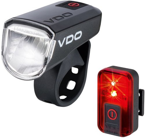 VDO Eco Light M30 & Eco Light Red Beleuchtungsset Schwarz Modell 2024