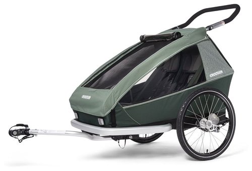 Croozer Kid Vaaya 2 Fahrradanhänger Grün Modell 2024
