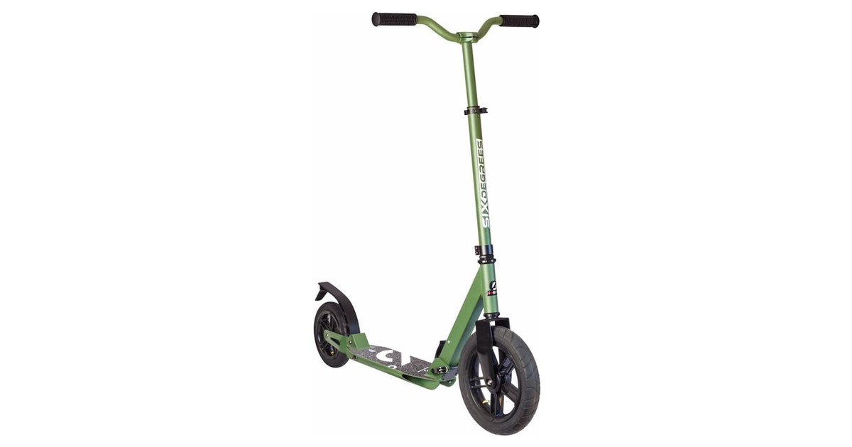 Six Degrees Trottinette Junior Aluminium - Mécanisme De Pliage Et Bequille 180 145 Mm Vert P1352924c1352925