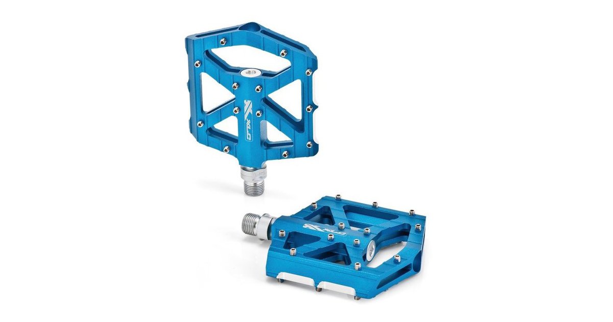 XLC PD-S02 Pedali Per Bicicletta – Corpo Alluminio, Asse Cromo, Cuscinetti A Cartuccia
