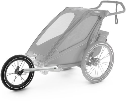 Thule Chariot 1 Jogging Kit 1 - Einsitzer (bis MY2024) Fahrradanhänger Schwarz Modell 2025