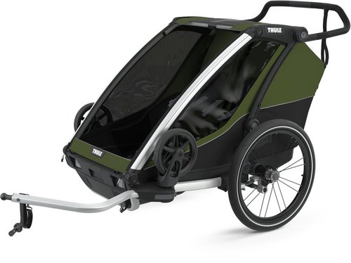 Thule Chariot Cab2 Fahrradanhänger Grün Modell 2024