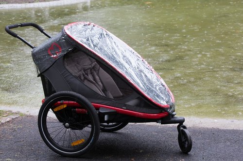 Hamax Regen Cover für Outback/Avenida Fahrradanhänger Transparent Modell 2025