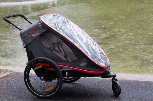 Hamax Regen Cover für Outback/Avenida Fahrradanhänger Transparent Modell 2024