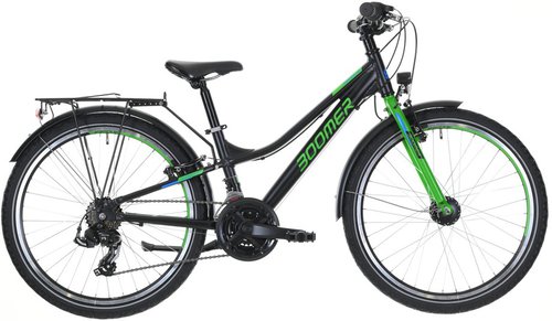 Boomer RACER 24 Kinderfahrrad Schwarz Modell 2024