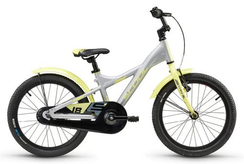S'cool XXlite 18 1-Gang Kinderfahrrad Silber Modell 2025