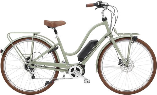 Electra Townie Commute Go! 5i EQ Step-Thru E-Bike Grün Modell 2025