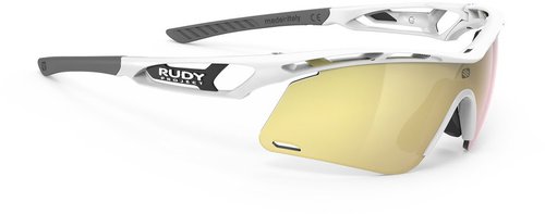 Rudy Project Tralyx+ Slim White Gloss - Multilaser Gold Weiß Modell 2024